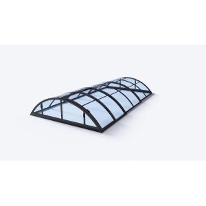 Arc roof structure Models Klasik and Clear for swimming pools