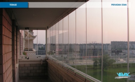 Glazing on the terrace - Krit 1 /Standart/