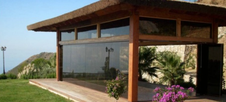 Glazing on the terrace Krit 2 Elegant