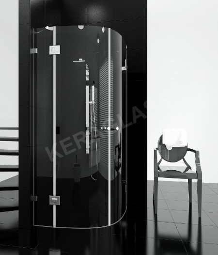 Shower enclosure - oval - Athina